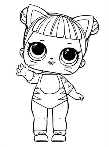 kids n fun com 30 coloring pages of l o l surprise dolls