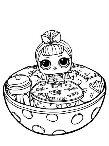 kidsnfun  30 coloring pages of lol surprise dolls