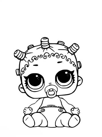 kidsnfun  30 coloring pages of lol surprise dolls