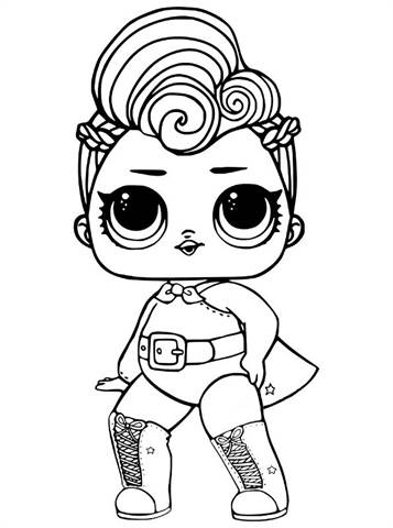 kidsnfun  30 coloring pages of lol surprise dolls