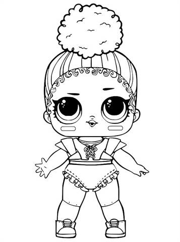 kidsnfun  30 coloring pages of lol surprise dolls