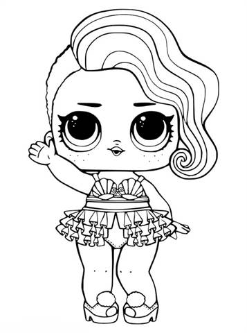 kidsnfun  30 coloring pages of lol surprise dolls