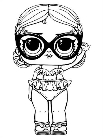 kidsnfun  30 coloring pages of lol surprise dolls