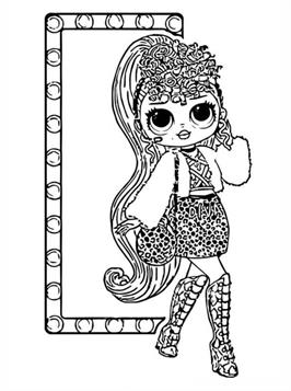 Kids-n-fun.com | 12 coloring pages of L.O.L. Surprise OMG dolls