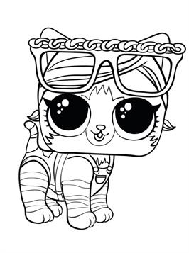 LOL Surprise Pet Coloring Purrrfect Spike  Free kids coloring pages, Cute  coloring pages, Animal coloring pages
