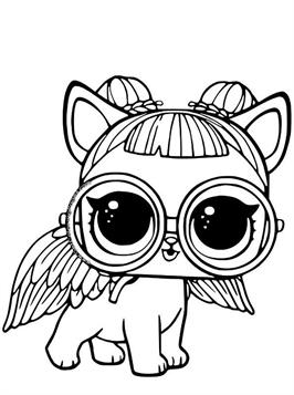 Pets LOL Coloring Pages Print 