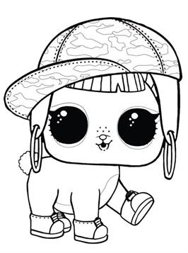 Pets LOL Coloring Pages Print 