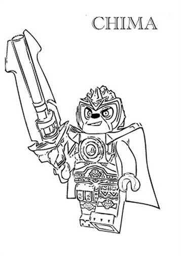 kidsnfun  15 coloring pages of lego chima