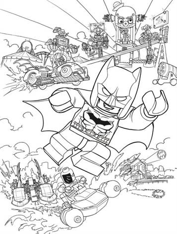 kidsnfun  16 coloring pages of lego batman movie