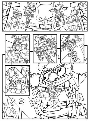  | 16 coloring pages of Lego Batman Movie