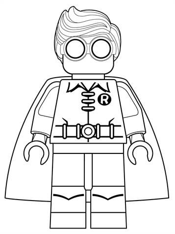 Lego Batman Coloring Pages 4