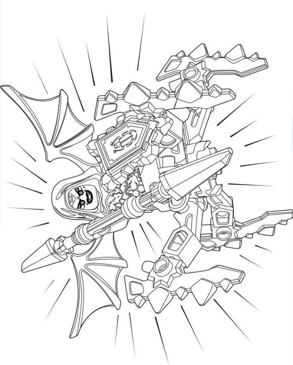 Spiksplinternieuw Kids-n-fun.com | Coloring page Lego Nexo Knights lego nexo knights 10 RH-45