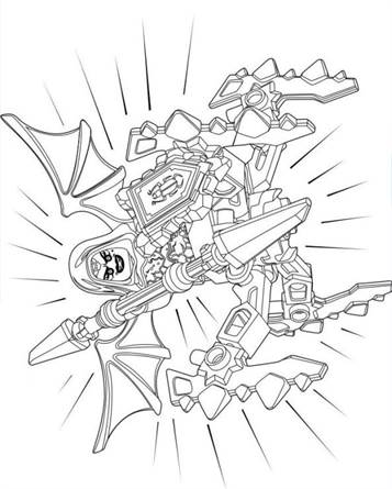 kidsnfun  29 coloring pages of lego nexo knights