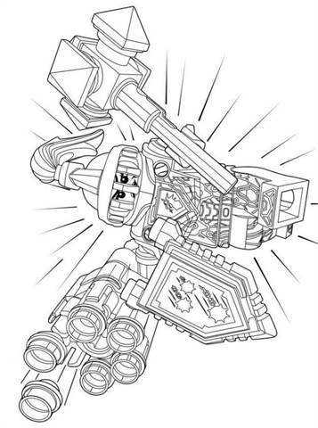 Wonderlijk Kids-n-fun.com | 29 coloring pages of Lego Nexo Knights HZ-37