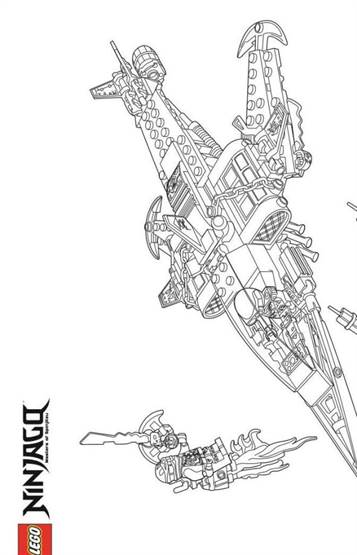 Kids n fun com 42 coloring pages of Lego Ninjago