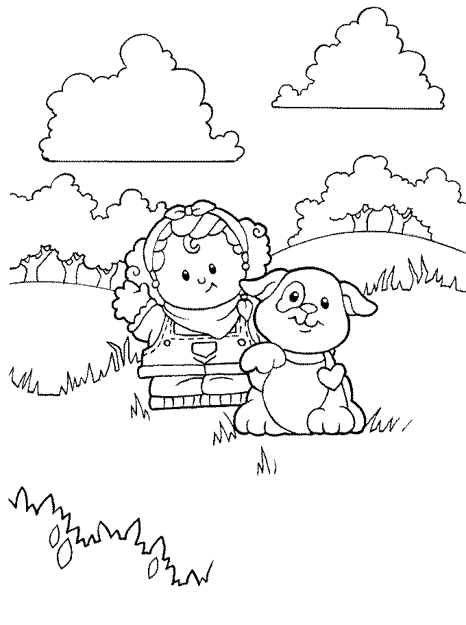 Kids-n-fun.com | 26 coloring pages of Little People
