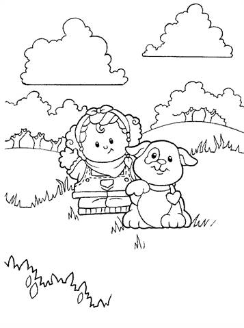 fisher price alphabet coloring pages