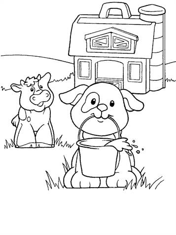 fisher price alphabet coloring pages