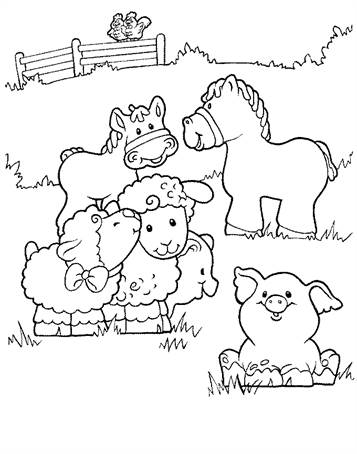 people coloring pages