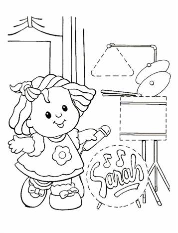 fisher price alphabet coloring pages