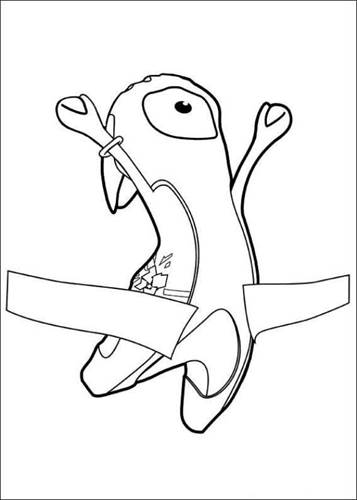 london 2012 mascot coloring pages