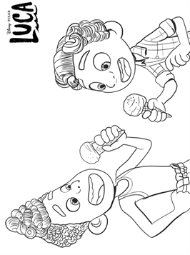 Kids-n-fun.com | 18 coloring pages of Luca