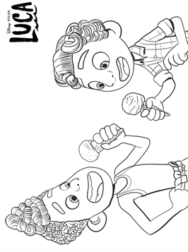 Luca Coloring Pages Printable for Free Download