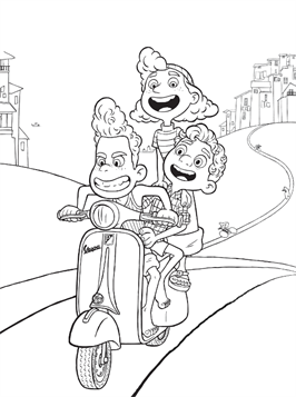 Luca Coloring Pages Printable for Free Download