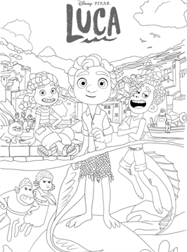 Kids-n-fun.com | 18 coloring pages of Luca