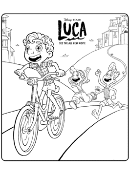 luka coloring pages