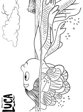 Luca Coloring Pages Printable for Free Download