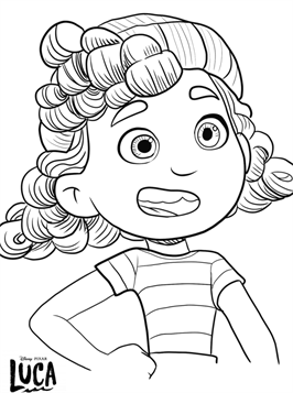 Luca Coloring Pages Printable for Free Download