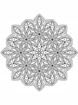 Wonderlijk Kids-n-fun.com | 24 coloring pages of Mandala adults KL-69