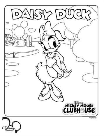 Pin on Mickey Mouse Clubhouse Coloring Page