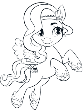 My Little Pony: A New Generation movie coloring pages 