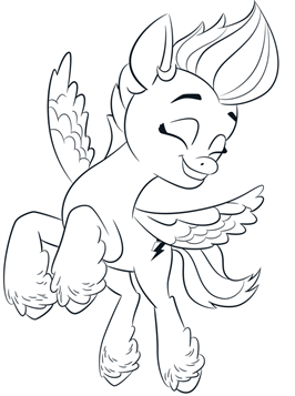 Coloring page My Little Pony Next Generation Sunny MLP 2