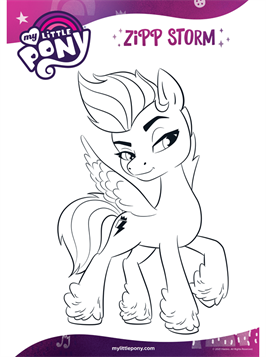 Create and Play My Little Pony Friends Coloring Page