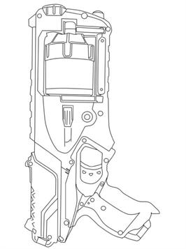 Coloring page Nerf Blasters NERF Logo