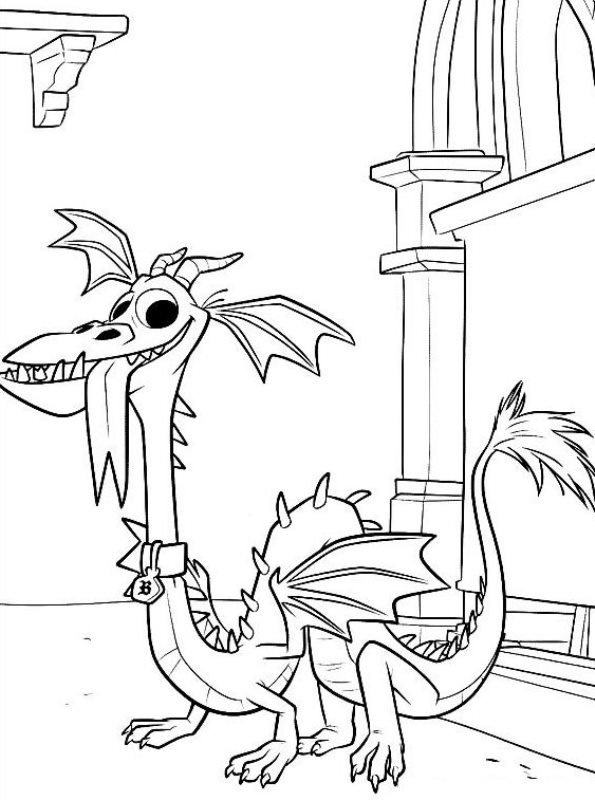 Kids-n-fun.com | Coloring page Onward blazey dragon