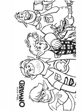 Kids-n-fun.com | 38 coloring pages of Onward