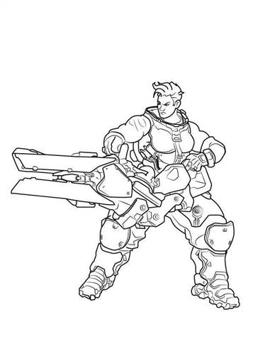 Kids-n-fun.com | 30 coloring pages of Overwatch