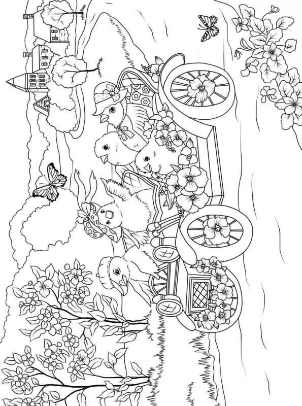Kids-n-fun.com | Coloring page Easter adults Easter adults