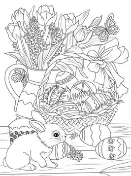 Kids-n-fun.com | 15 coloring pages of Easter adults