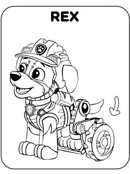 heltinde symbol skræmt Kids-n-fun.com | 11 coloring pages of Paw Patrol Dino Rescue