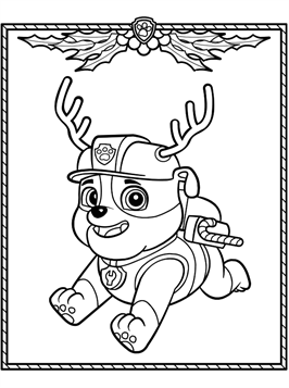 Paw Patrol Coloring Pages PDF To Print - Coloringfolder.com  Paw patrol  coloring, Paw patrol coloring pages, Paw patrol christmas
