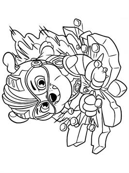 Kids N Fun Com 24 Coloring Pages Of Paw Patrol Mighty Pups