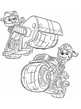 Gloria and Moto Moto Coloring Page - ColoringAll