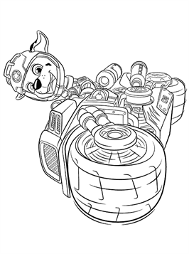 Gloria and Moto Moto Coloring Page - ColoringAll