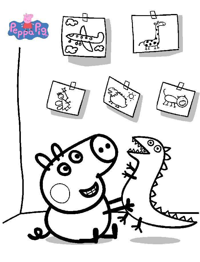 Peppa Pig coloring pages printable games