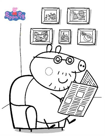 Peppa Pig coloring pages printable games